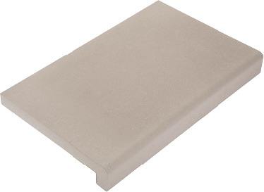 Croisette L-Profil Element gerade Naturgrau